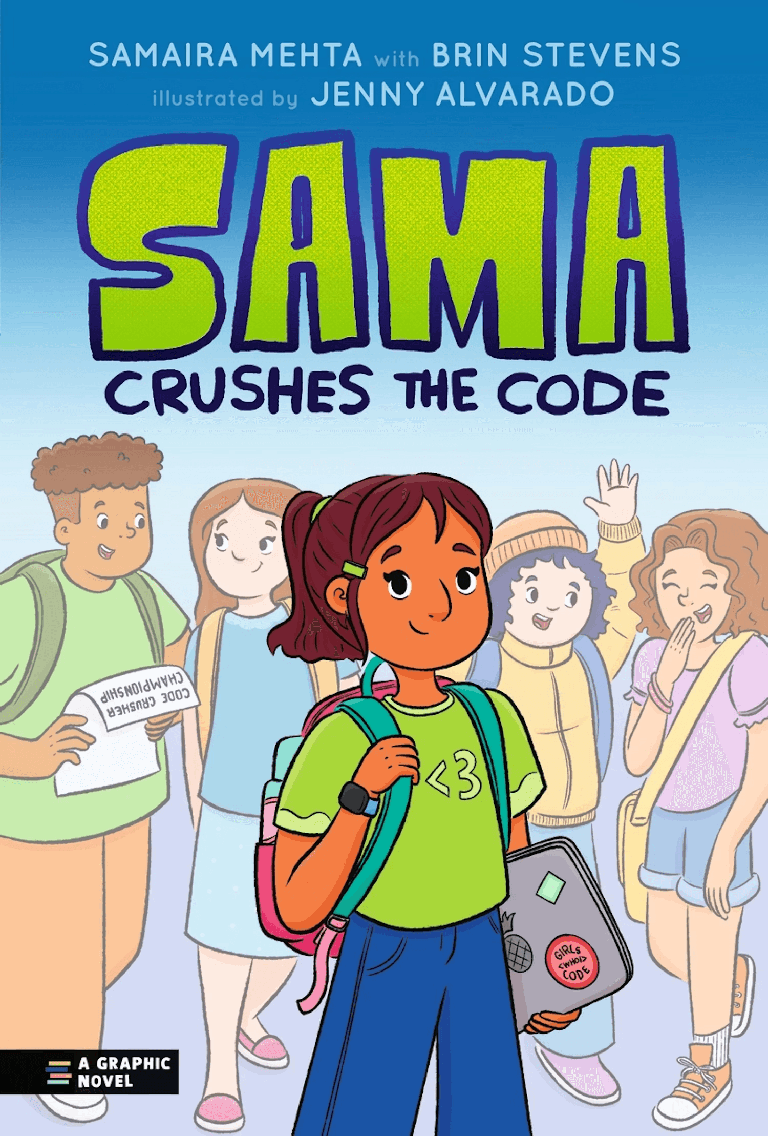 Sama Crushes the Code cover